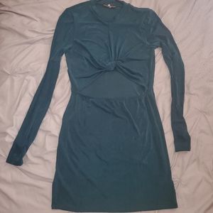 Emerald Crop Cut Out Dress